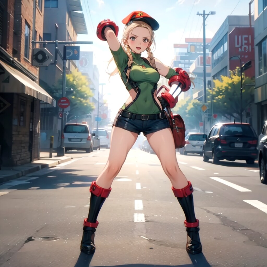 ストリートファイターのキャミィ・ホワイトさん。