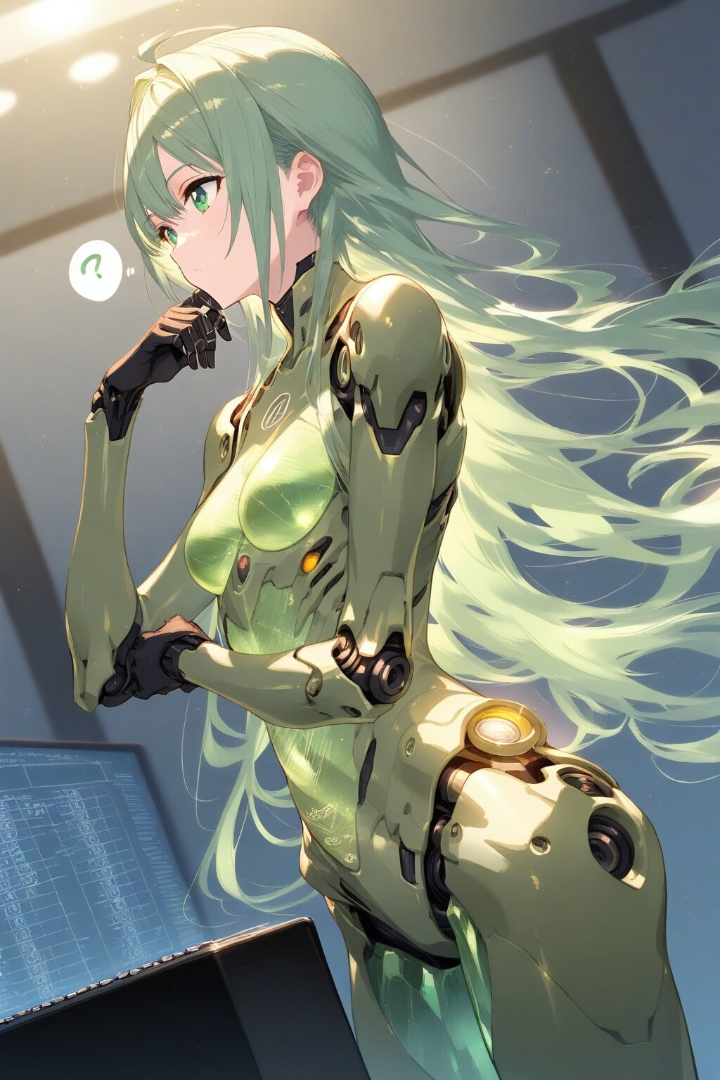 ちちぷい生成メカ娘　疑問1