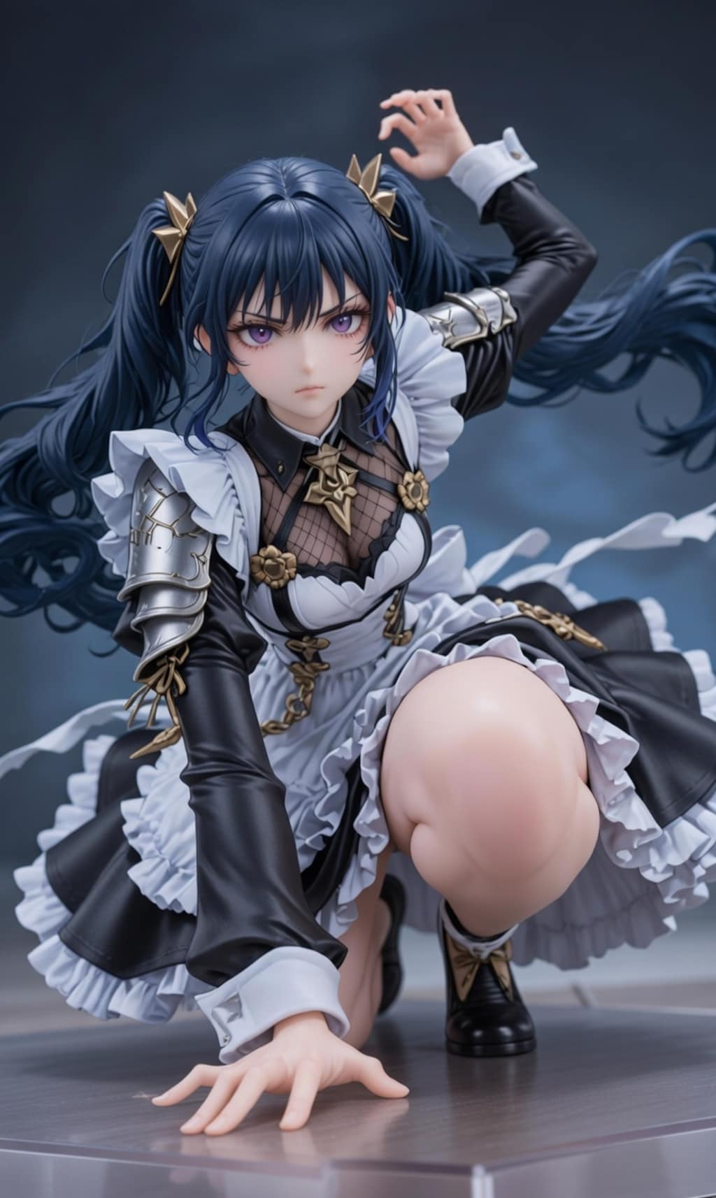 メイドのエレクトラのフィギュア