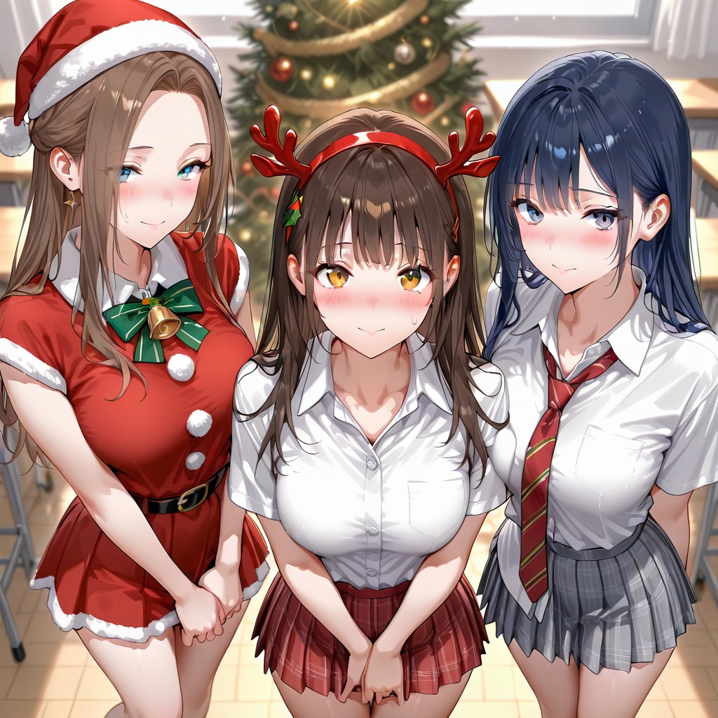 クリスマスJK | の人気AIイラスト・グラビア