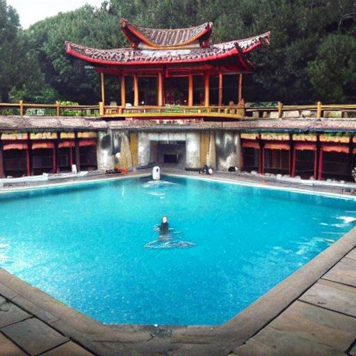 プールの寺院