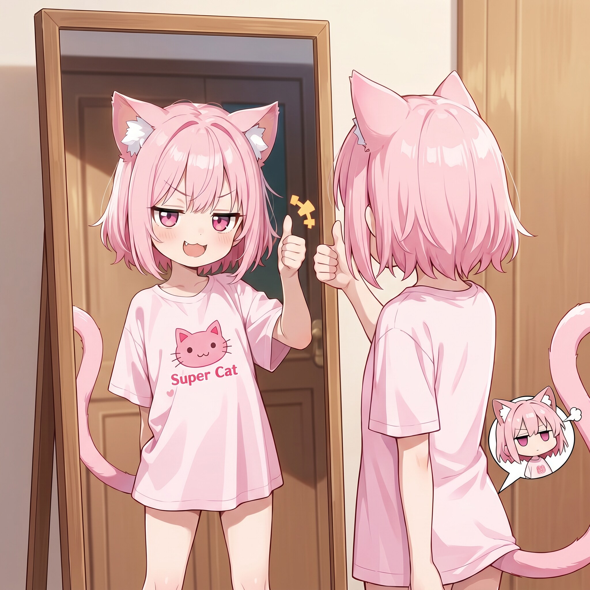よしっ♡今日も可愛いにゃん♡ | の人気AIイラスト・グラビア
