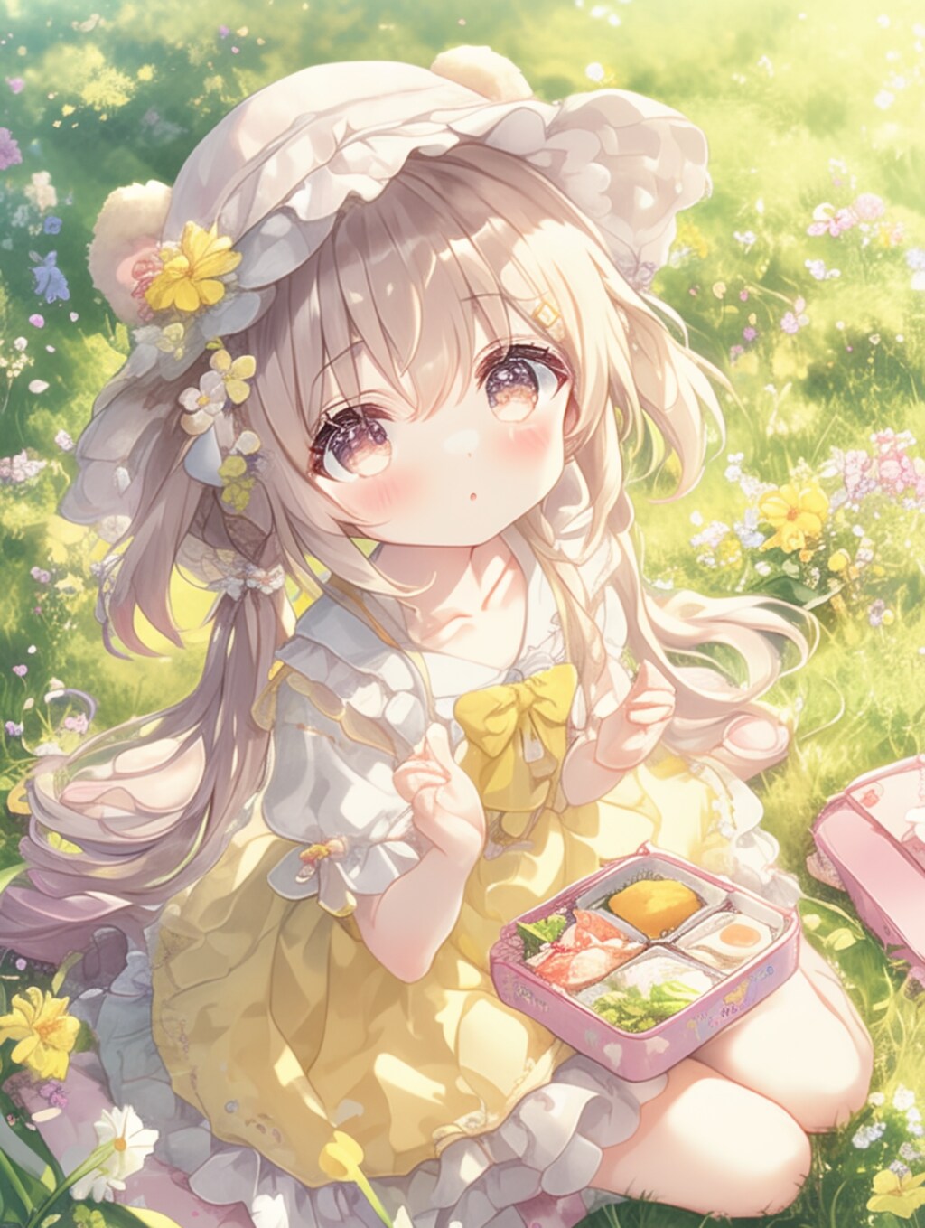 春のぽかぽかランチタイム🐾