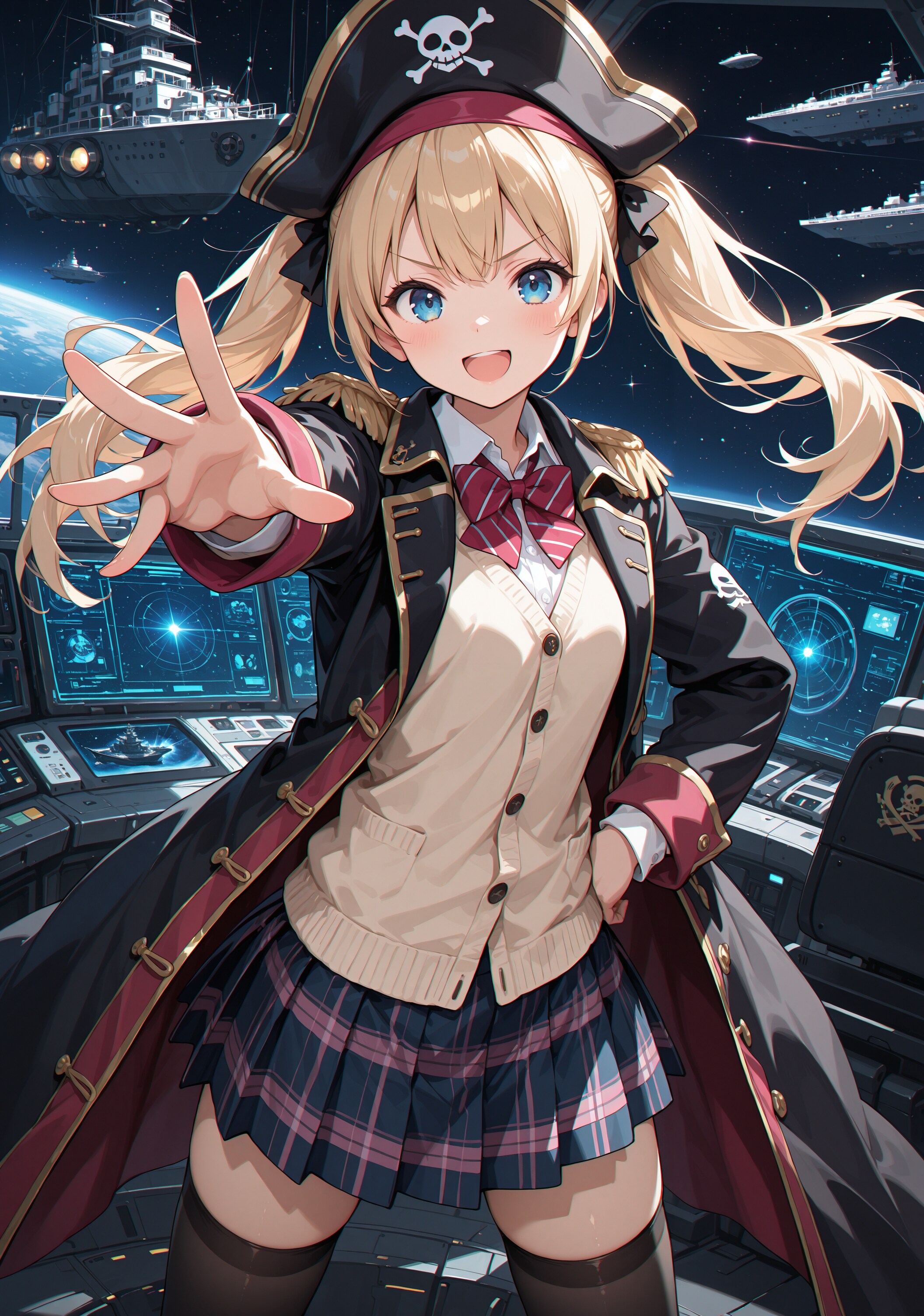 宇宙海賊JK美桜ちゃん | の人気AIイラスト・グラビア