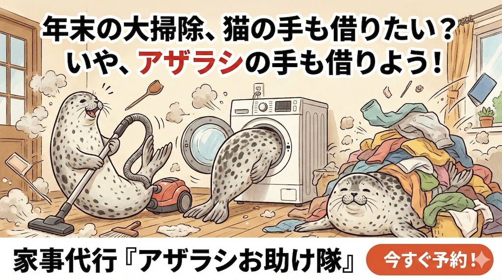 続ジタバタアザラシ軍〜家事代行〜