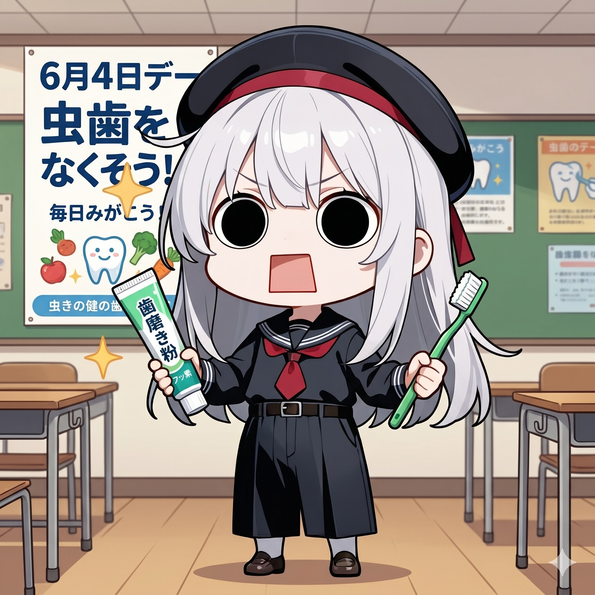 虫歯予防えらいこっちゃ嬢