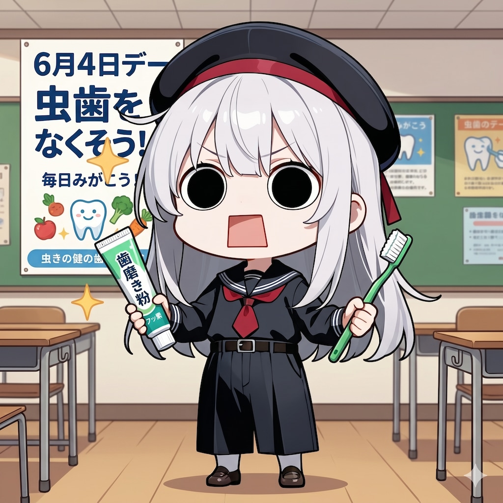 虫歯予防えらいこっちゃ嬢
