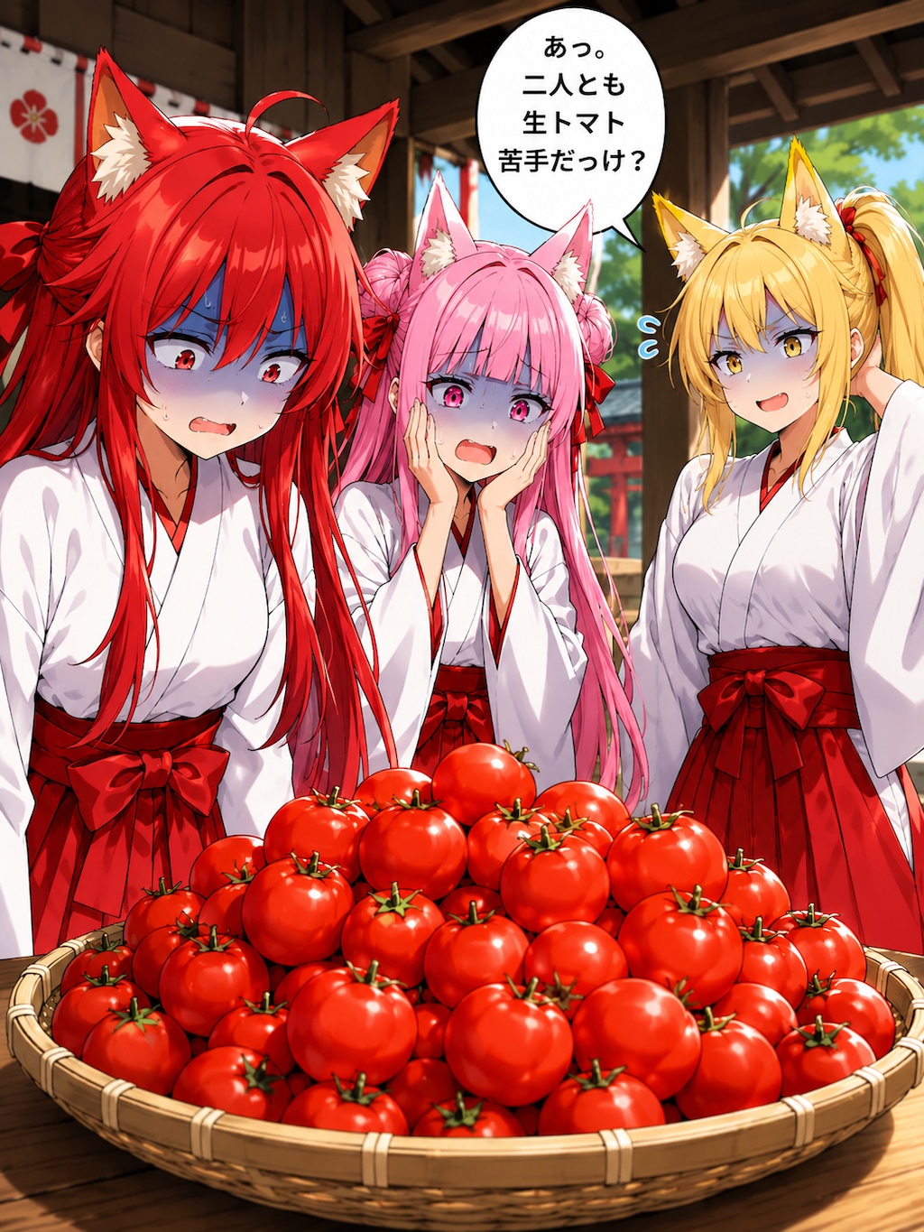 生トマト嫌い