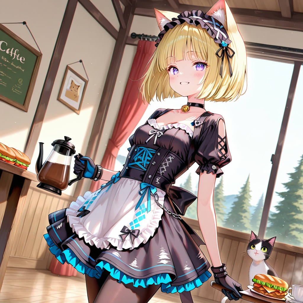 パンクな猫耳メイド①