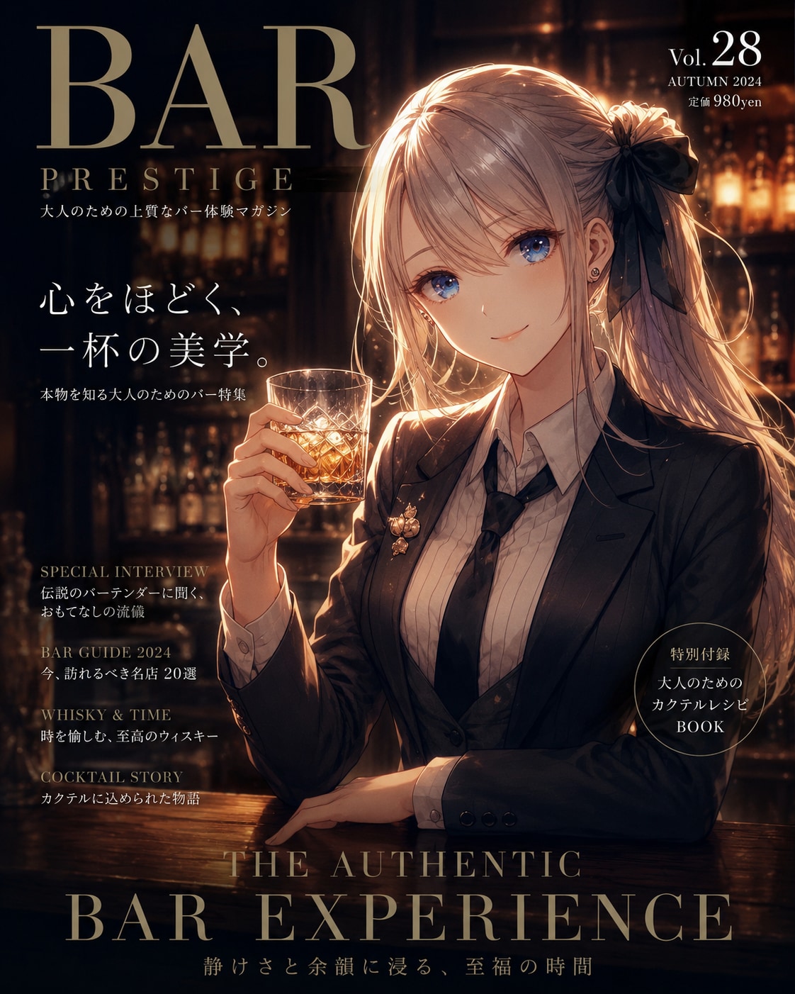 Bar雑誌 | の人気AIイラスト・グラビア