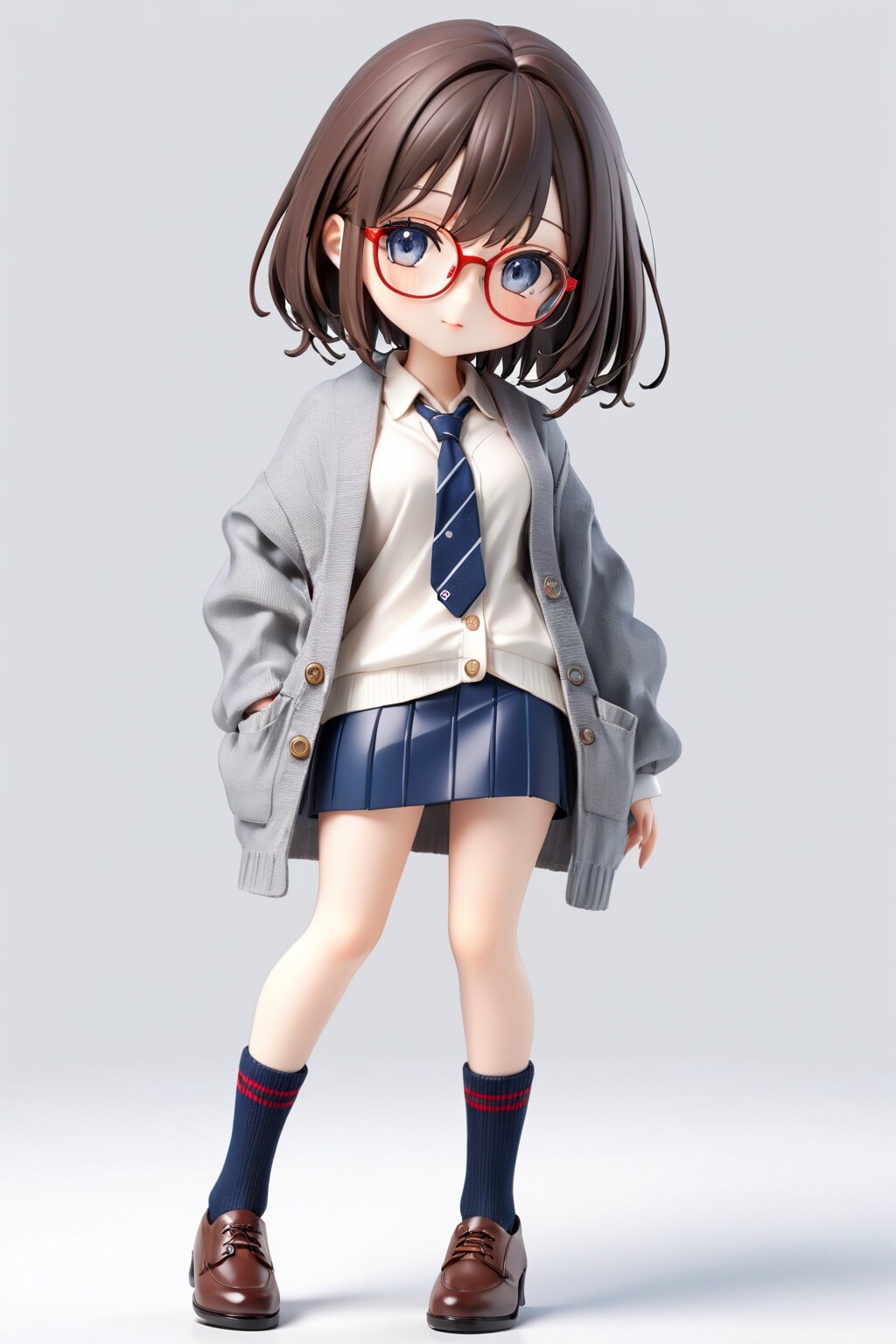 眼鏡女子 楓のフィギュア