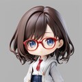 眼鏡女子 楓のフィギュア 2枚目