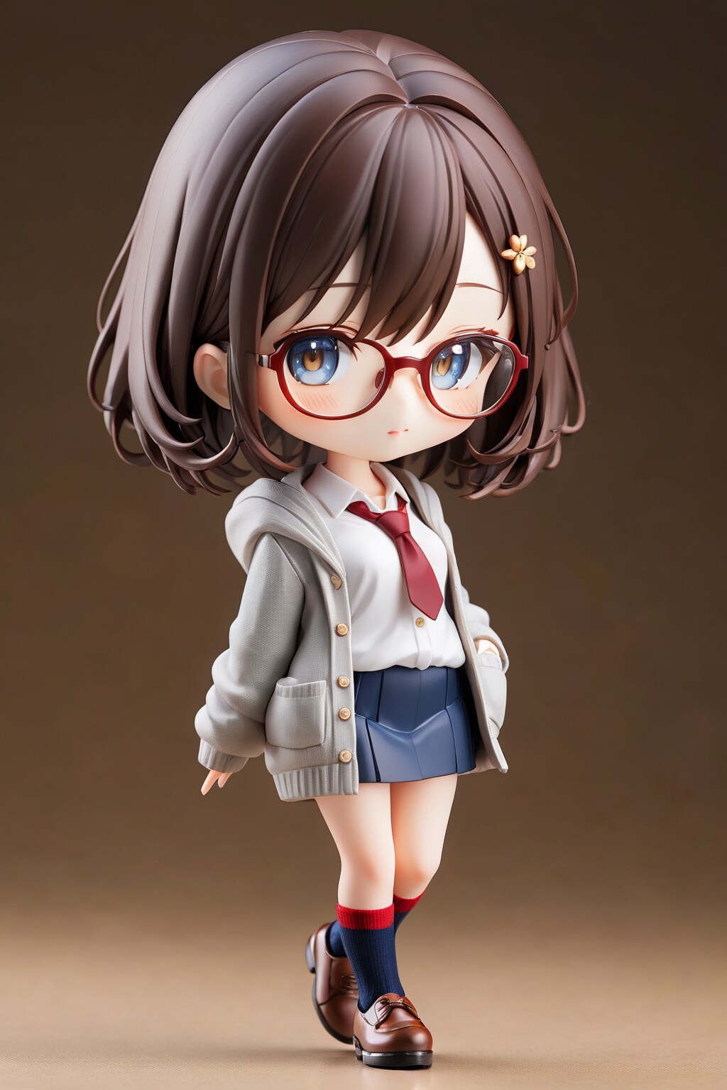 眼鏡女子 楓のフィギュア