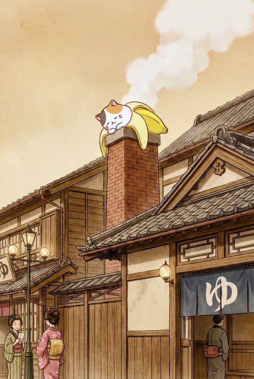 大正のバナにゃん
