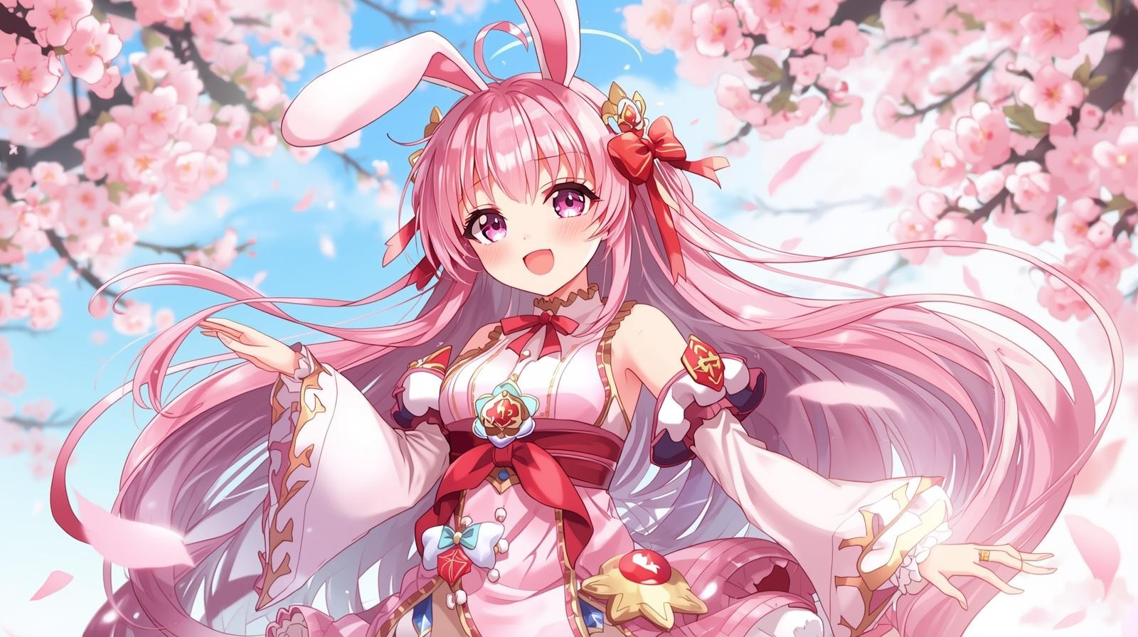 ピンキーと桜 | の人気AIイラスト・グラビア