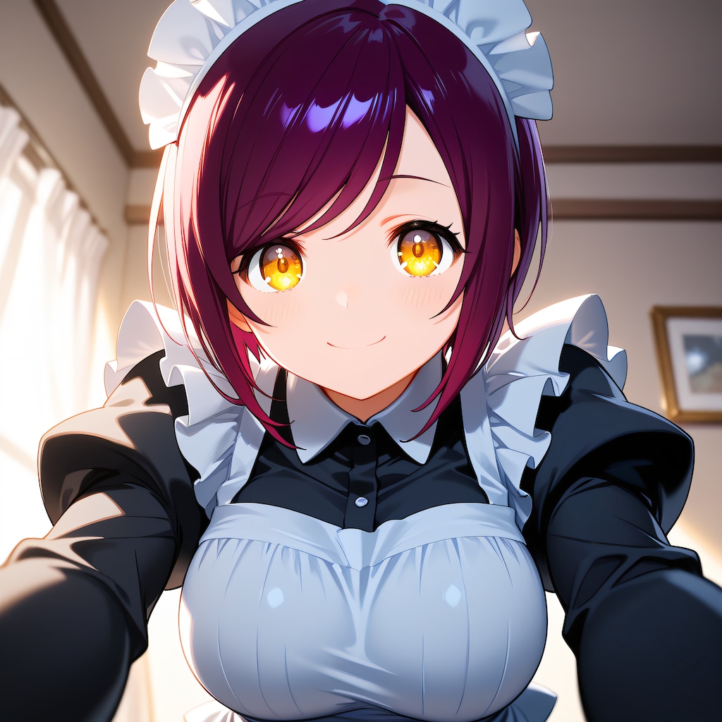 おはようございます（挨拶メイドの芽衣ちゃん）