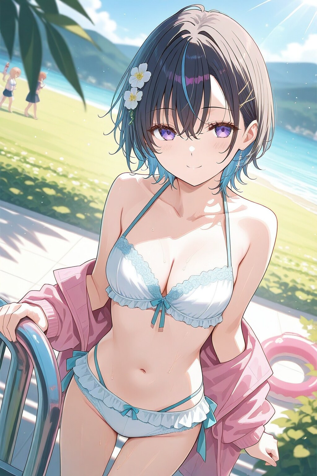 涼しげな水着