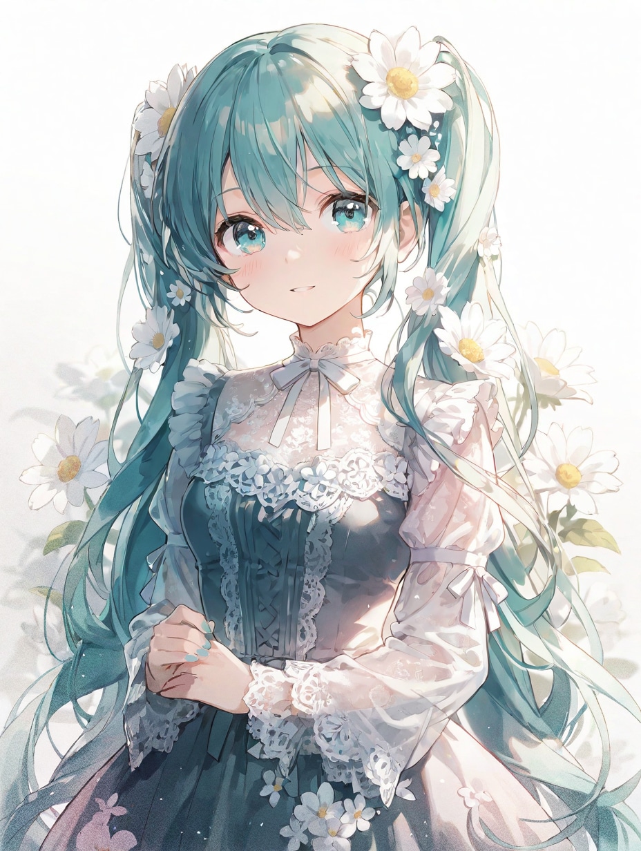 白い花 | の人気AIイラスト・グラビア