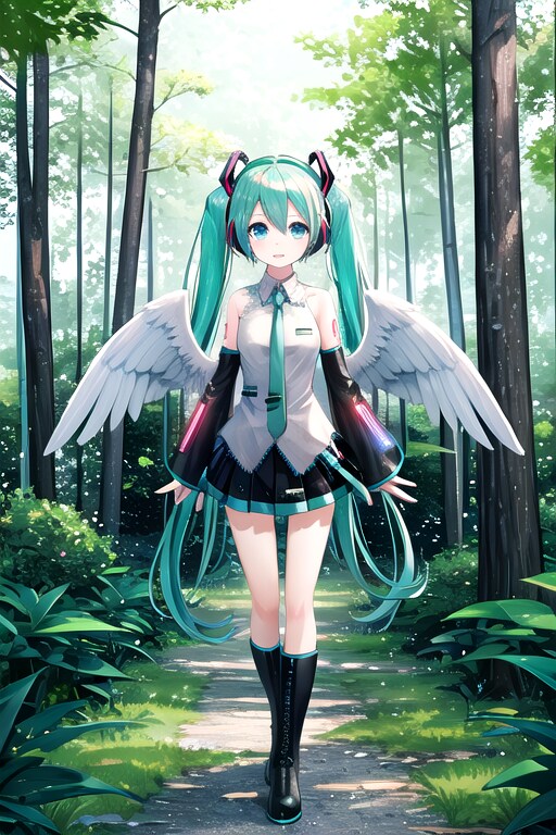 エンジェルミク | の人気AIイラスト・グラビア