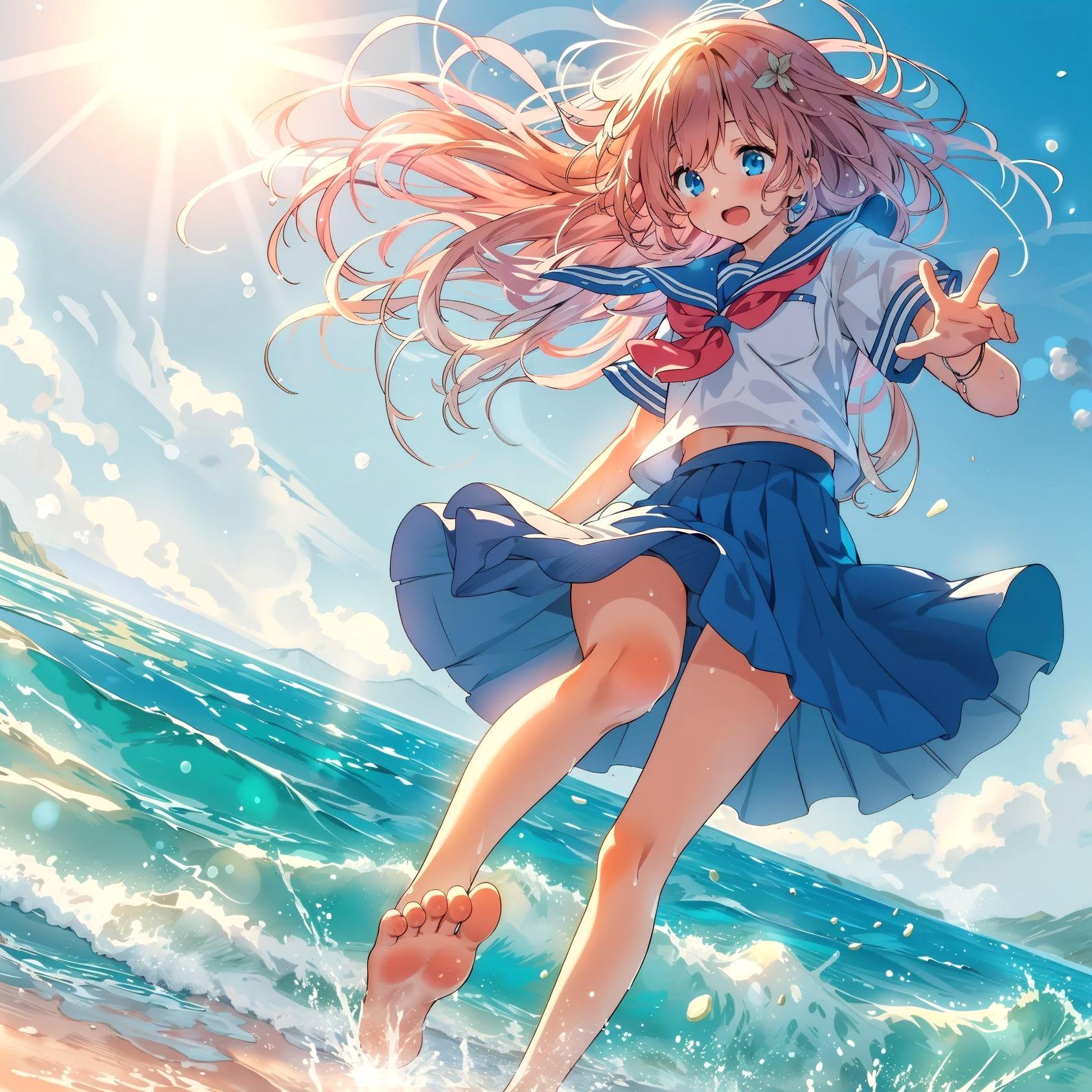 海と君と | の人気AIイラスト・グラビア
