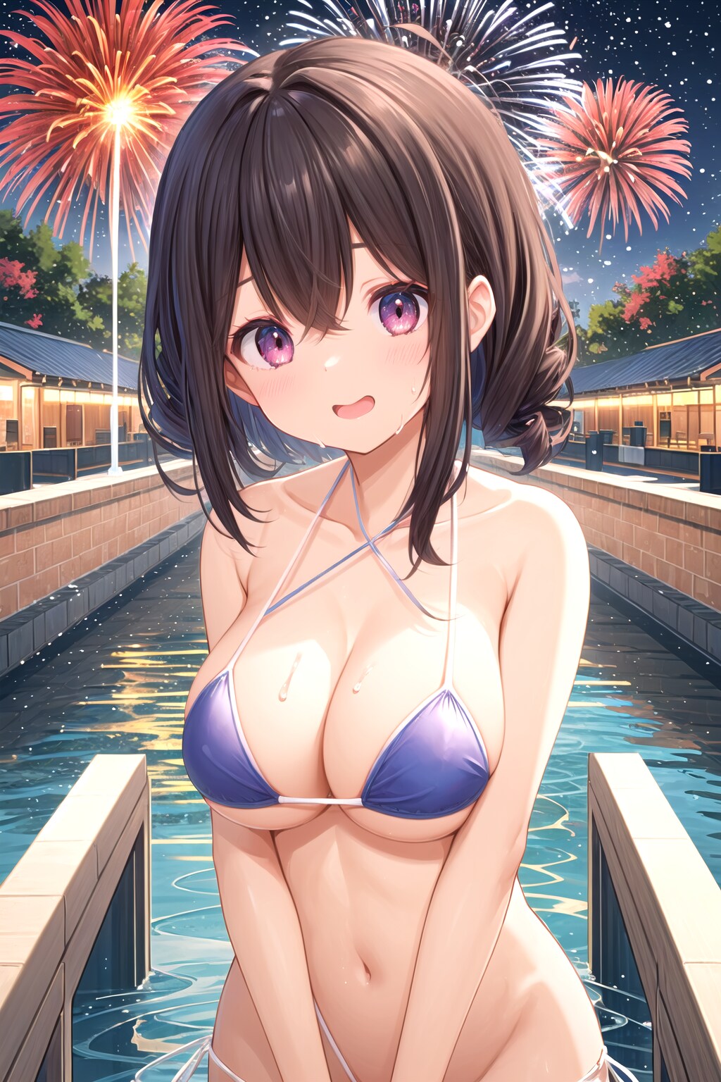 「あのーすみません、ちょっとよろしいですか？・・・ビキニの下が脱げちゃったので探してくれませんか？お礼はしますからぁ♥」（ロリっ子大集合・一般向けの２２）