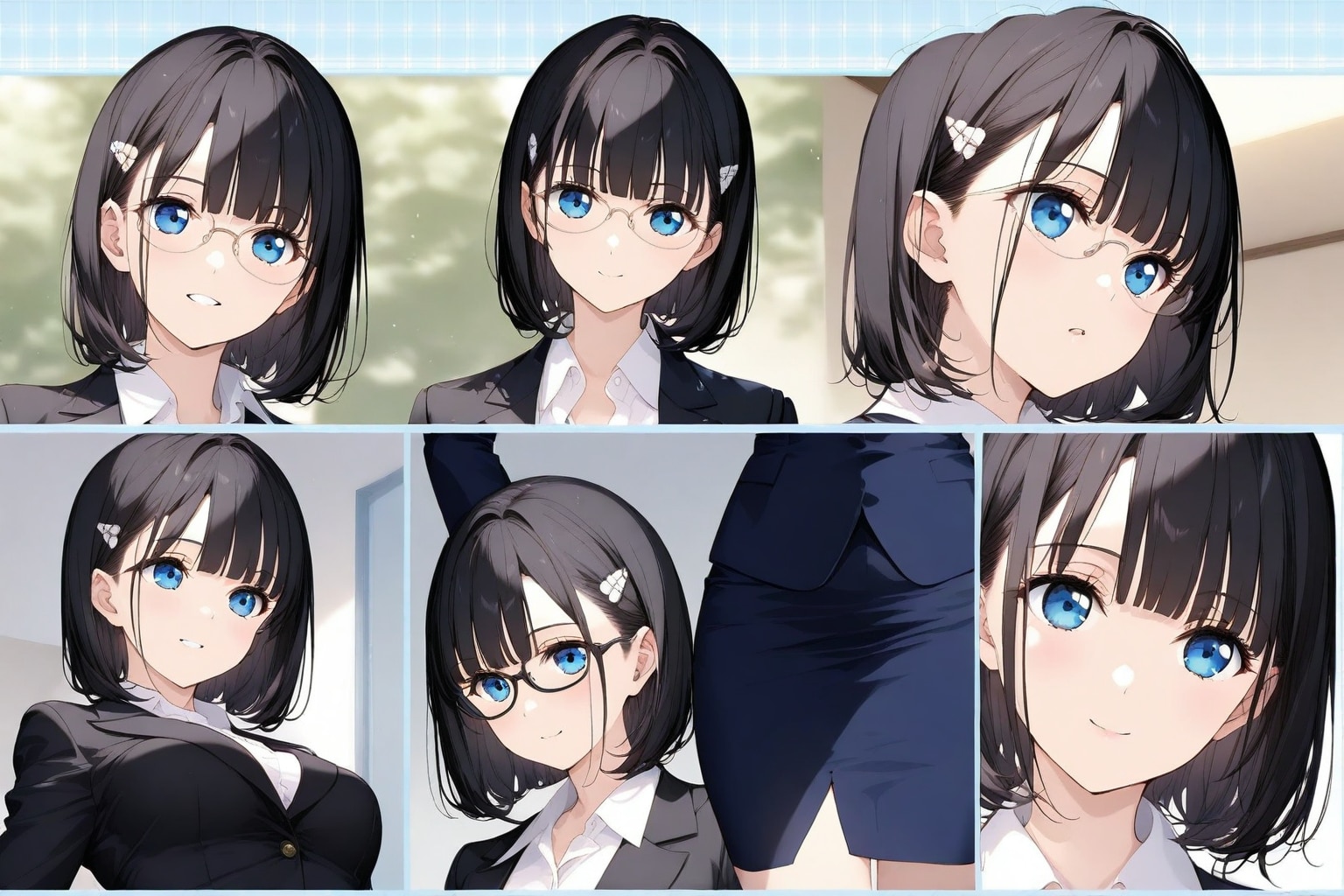 メガネちゃん👓✨設定画