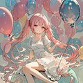 balloon_world, pink_twintail 2枚目