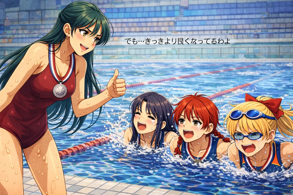 マスターズチーム、火野神社水泳部結成!!16