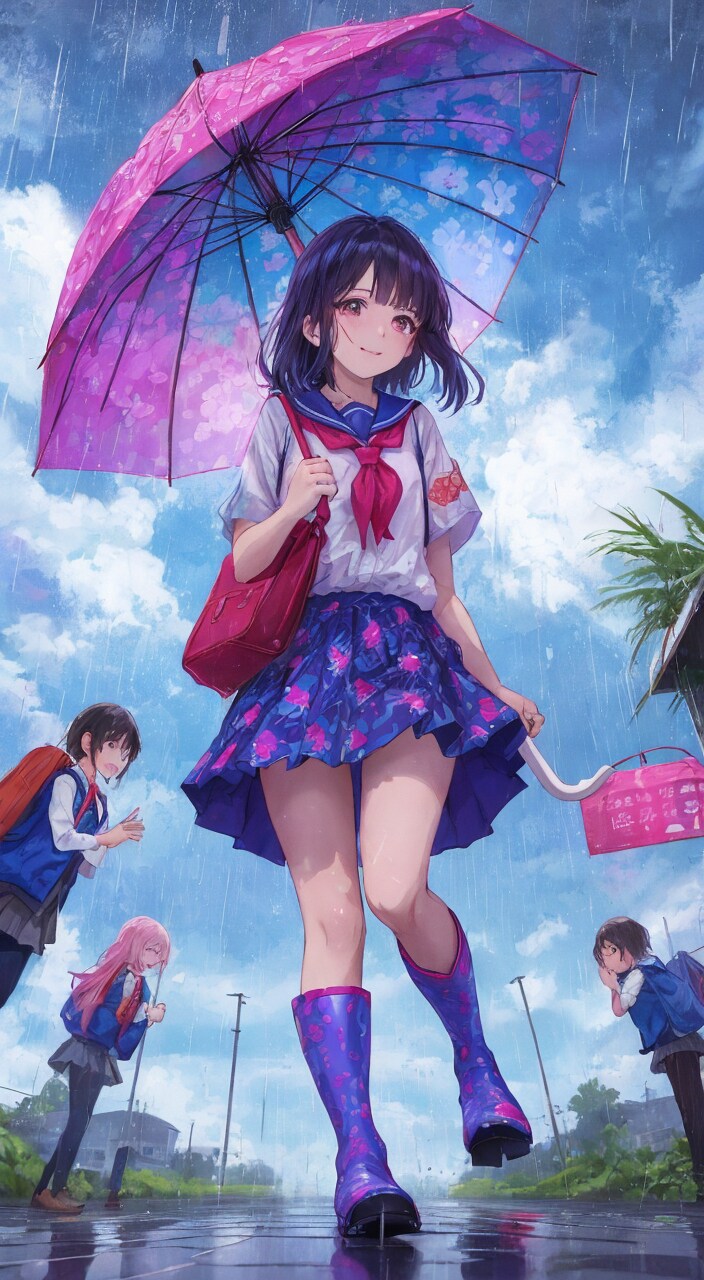 天気大荒れ><