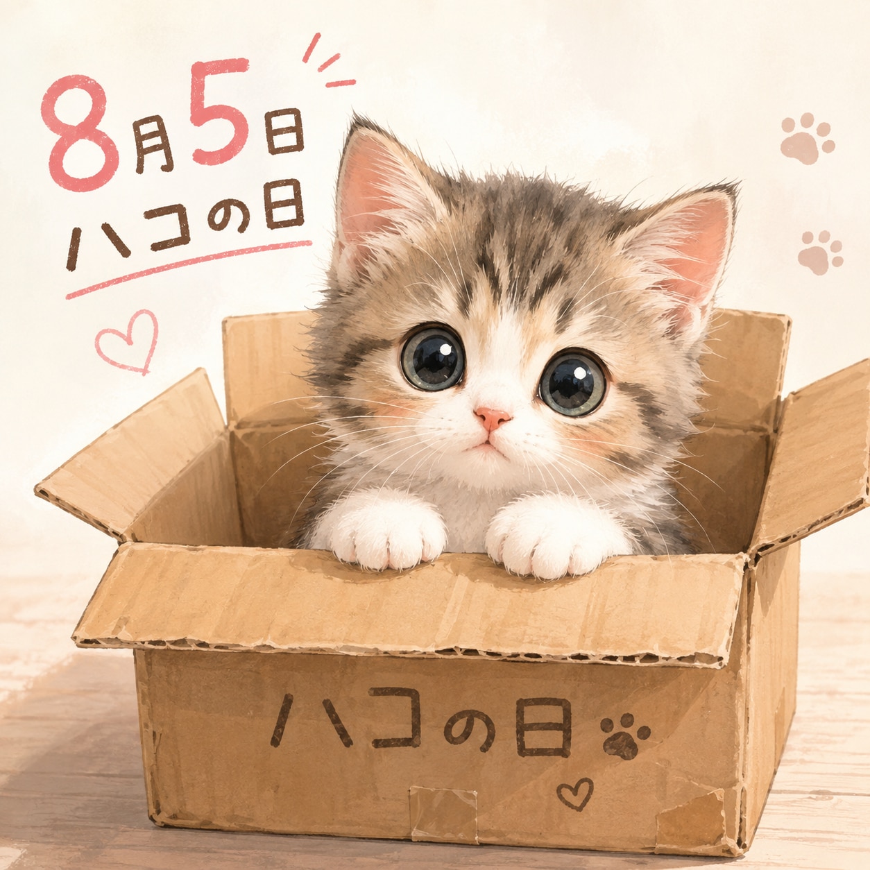 [今日は何の日 8/5] ハコの日