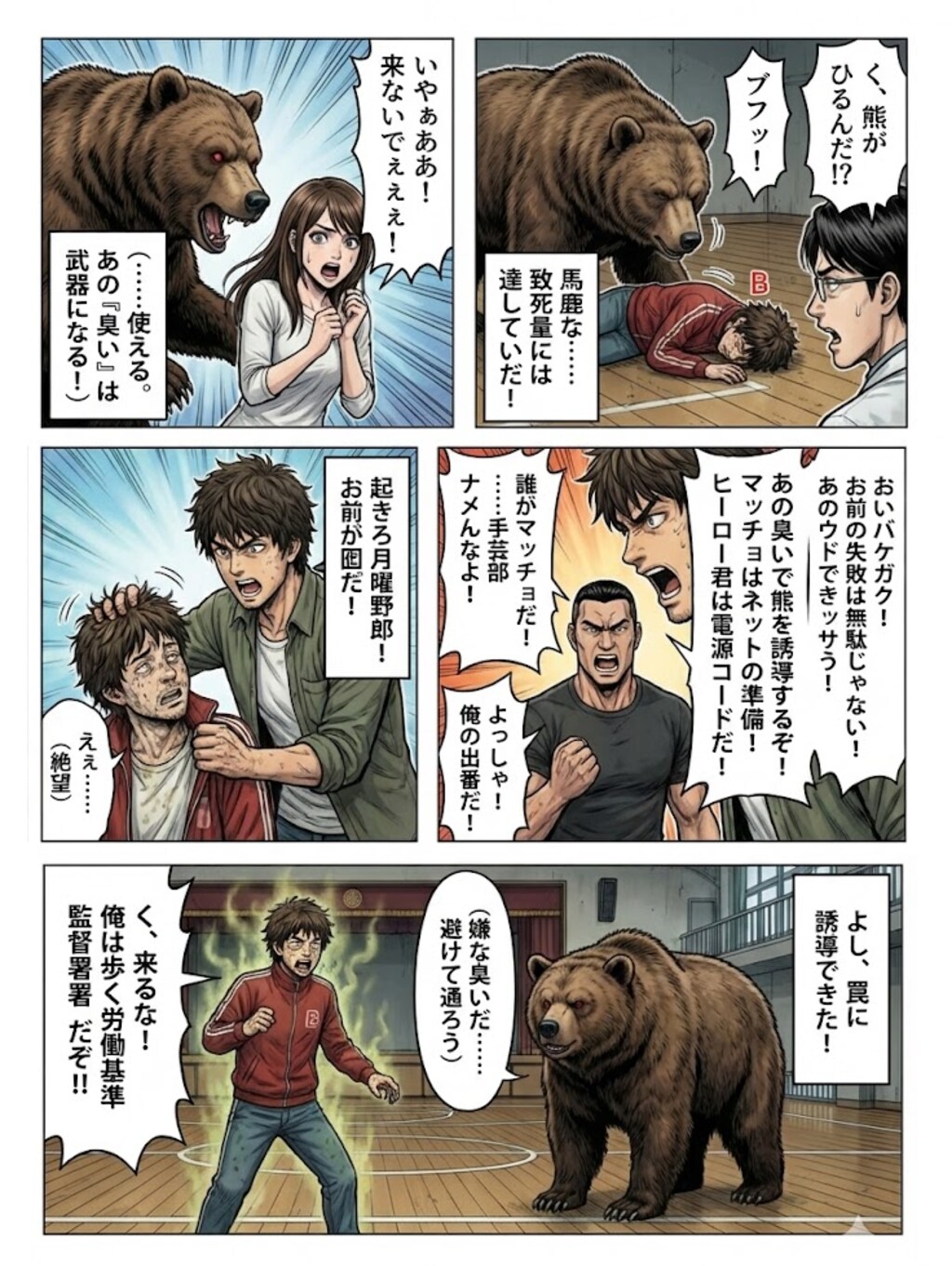 わけわか！　『体育館（サンクチュアリ）の掃除当番』