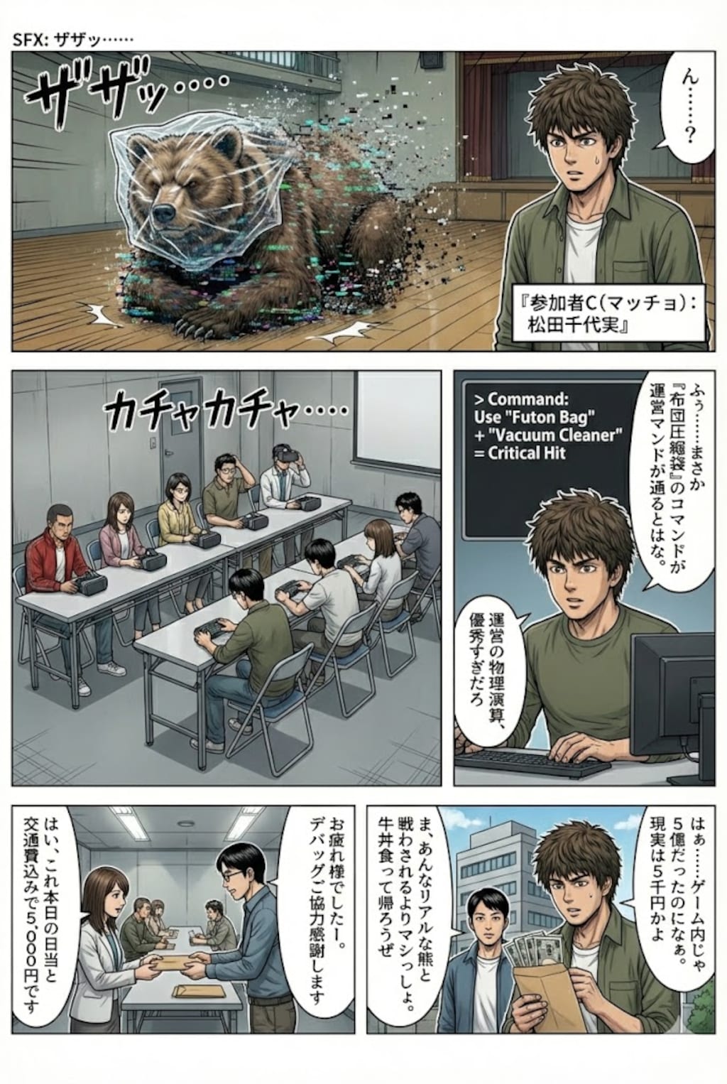 わけわか！　『体育館（サンクチュアリ）の掃除当番』
