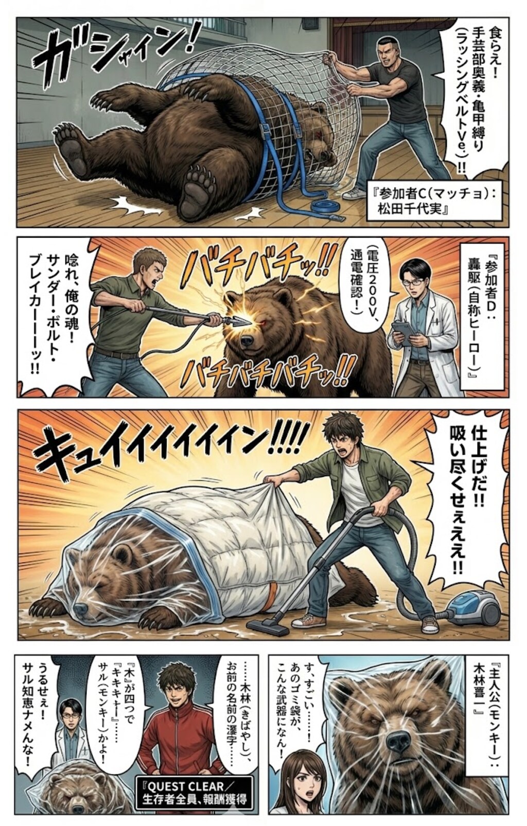 わけわか！　『体育館（サンクチュアリ）の掃除当番』