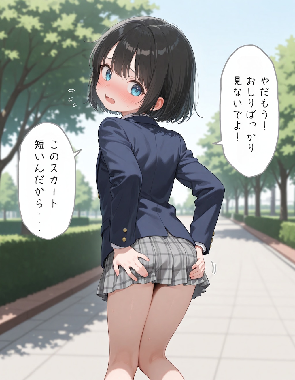 デート中の男の娘