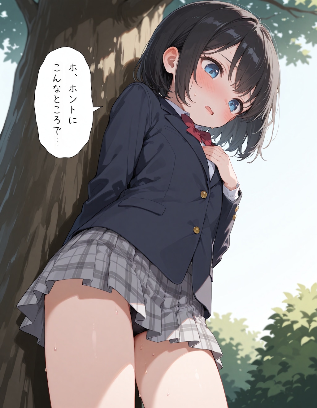 デート中の男の娘