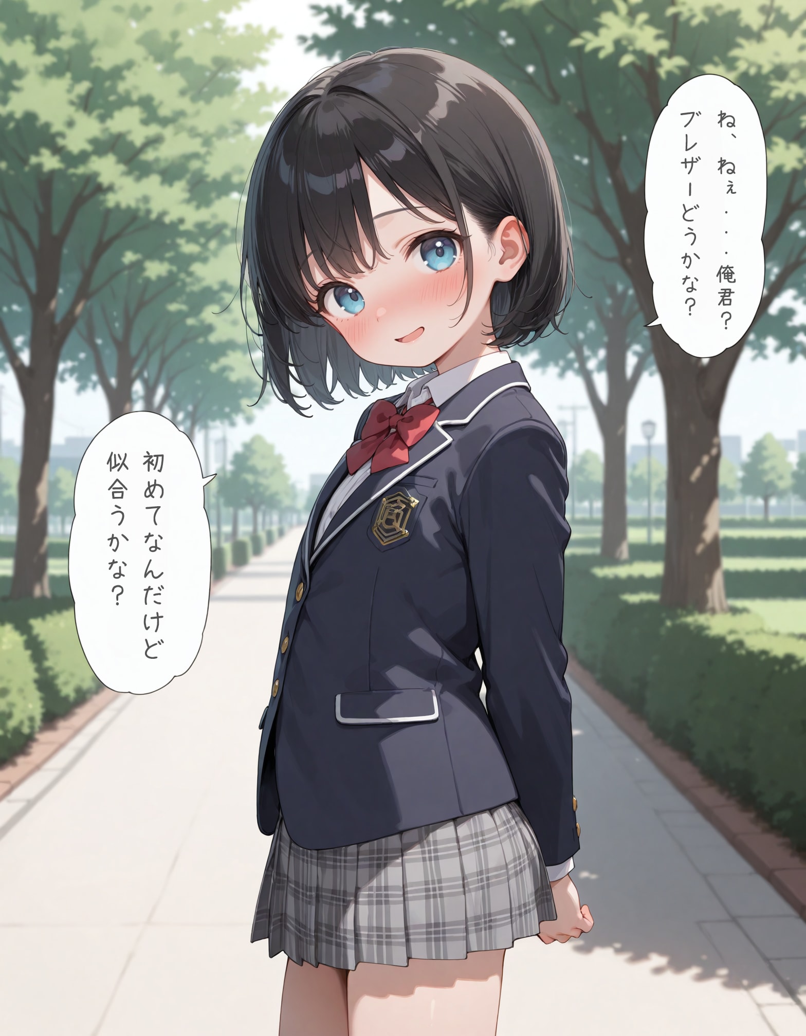 デート中の男の娘