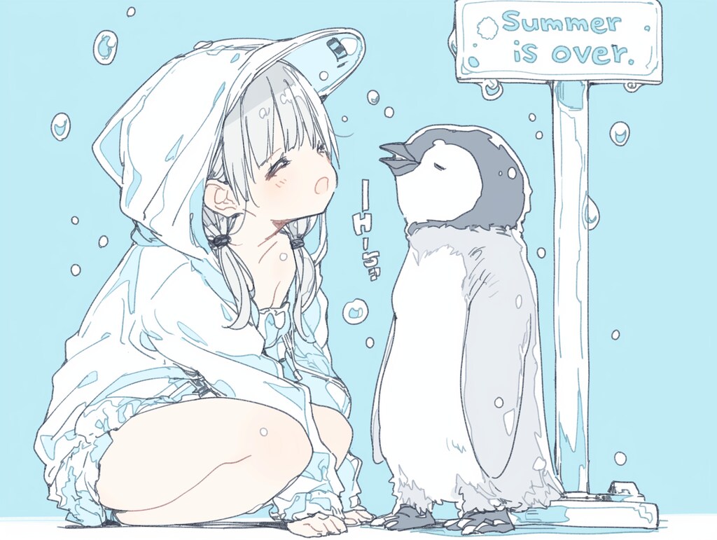 夏終わりなんだって～　よかったね～💞