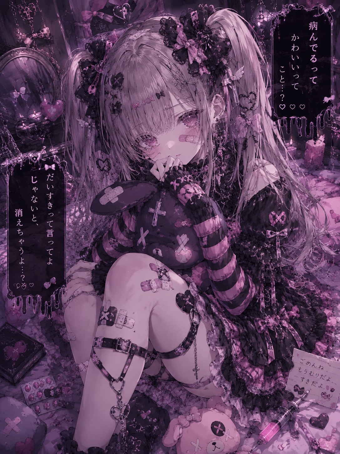 病み系ゴスロリ少女