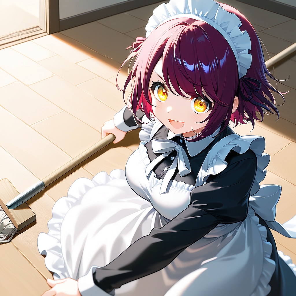 こんにちは（挨拶メイドの芽衣ちゃん）