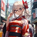 ツヤテカ着物🌟＋👘＝🎇 4枚目