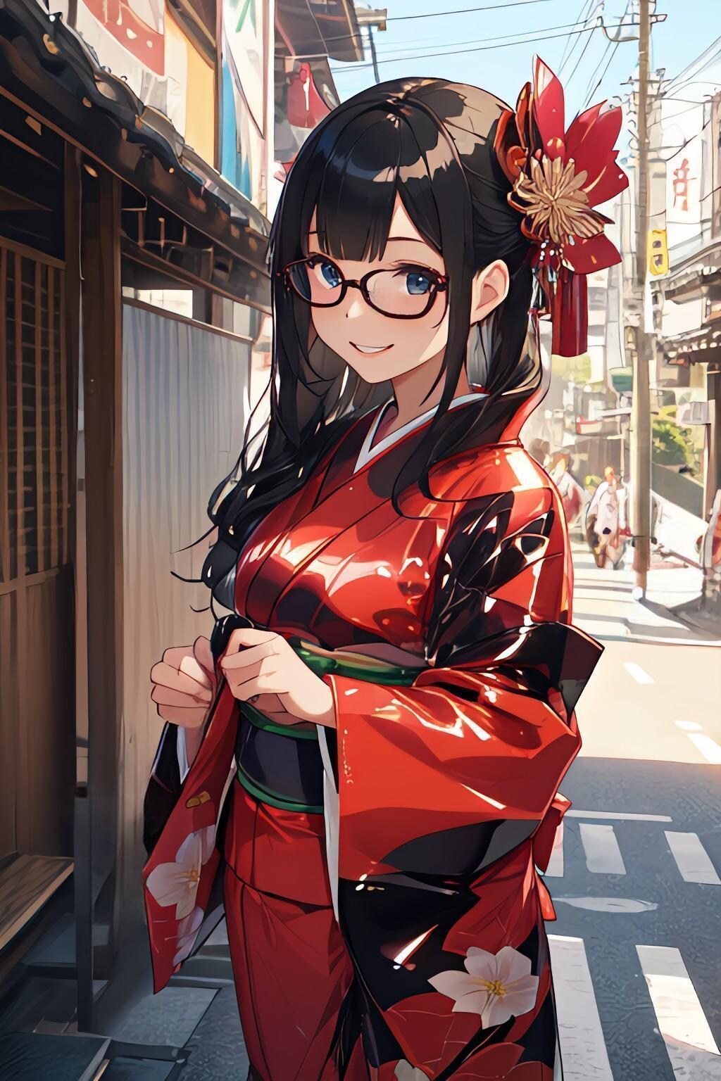 ツヤテカ着物🌟＋👘＝🎇