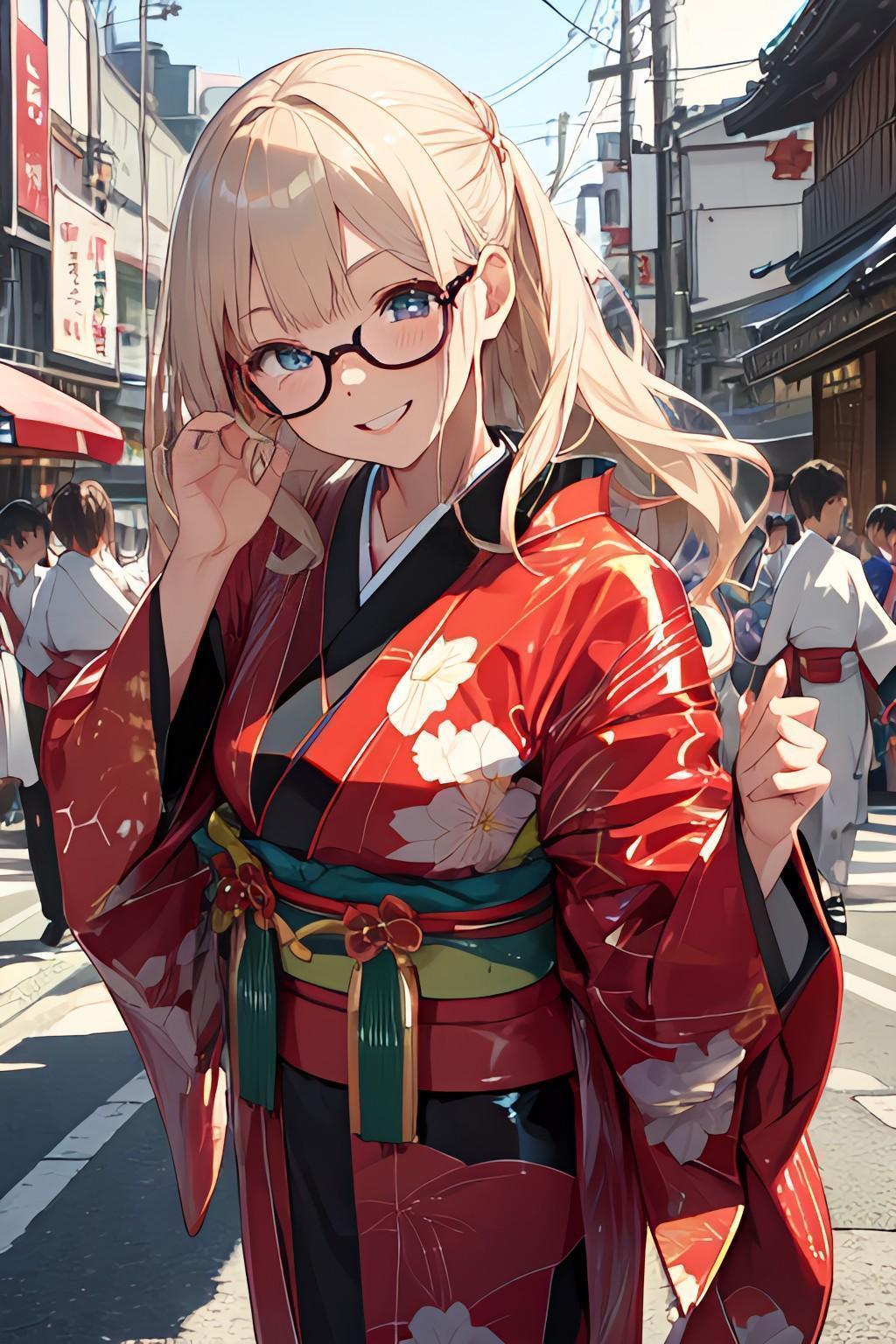 ツヤテカ着物🌟＋👘＝🎇