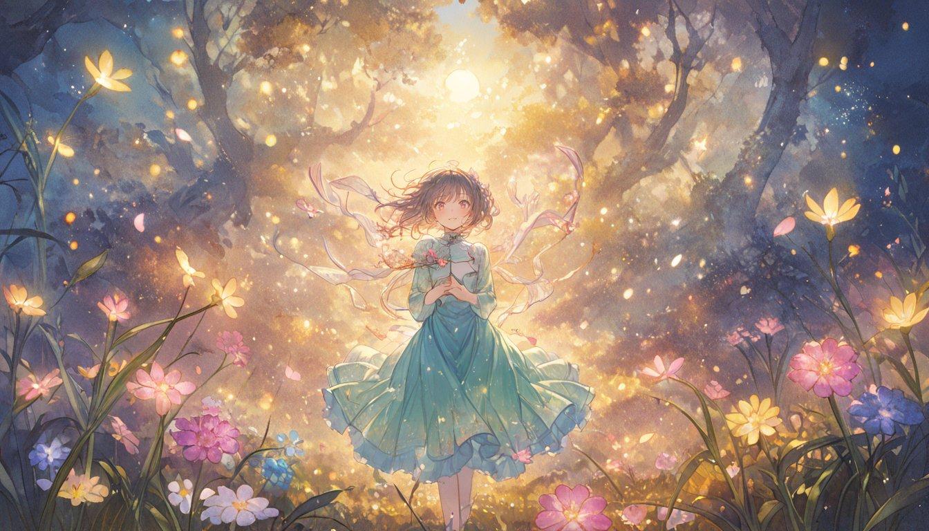 花と少女13 | の人気AIイラスト・グラビア