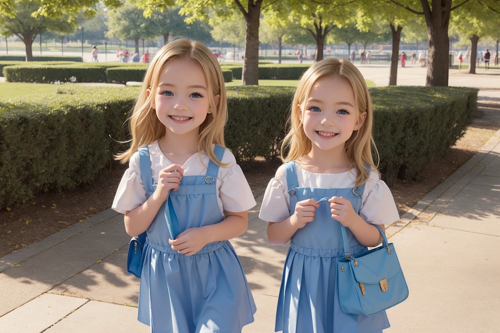 双子のような姉妹