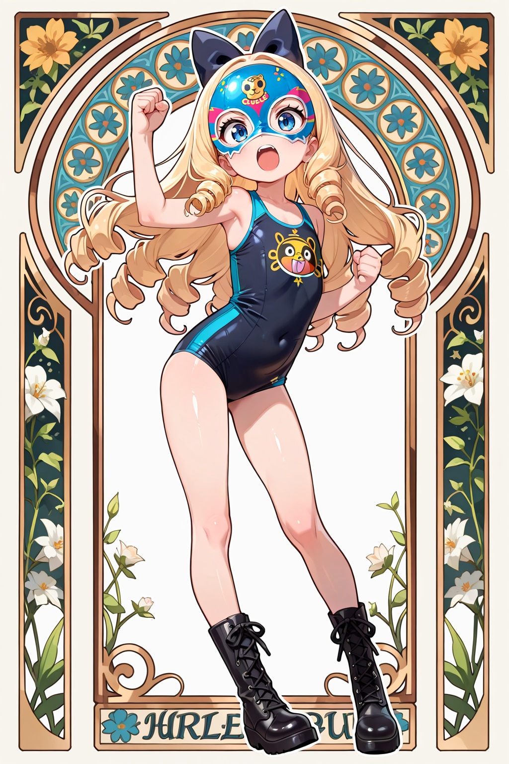 マスク大好きお嬢様
