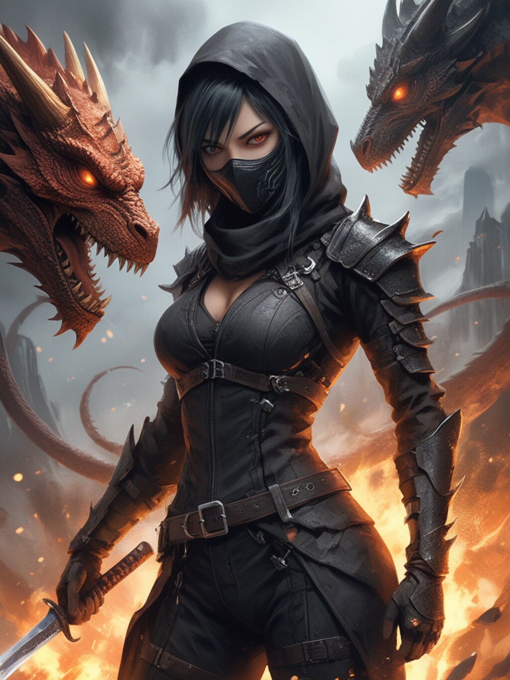 cyber ninja kunoichi