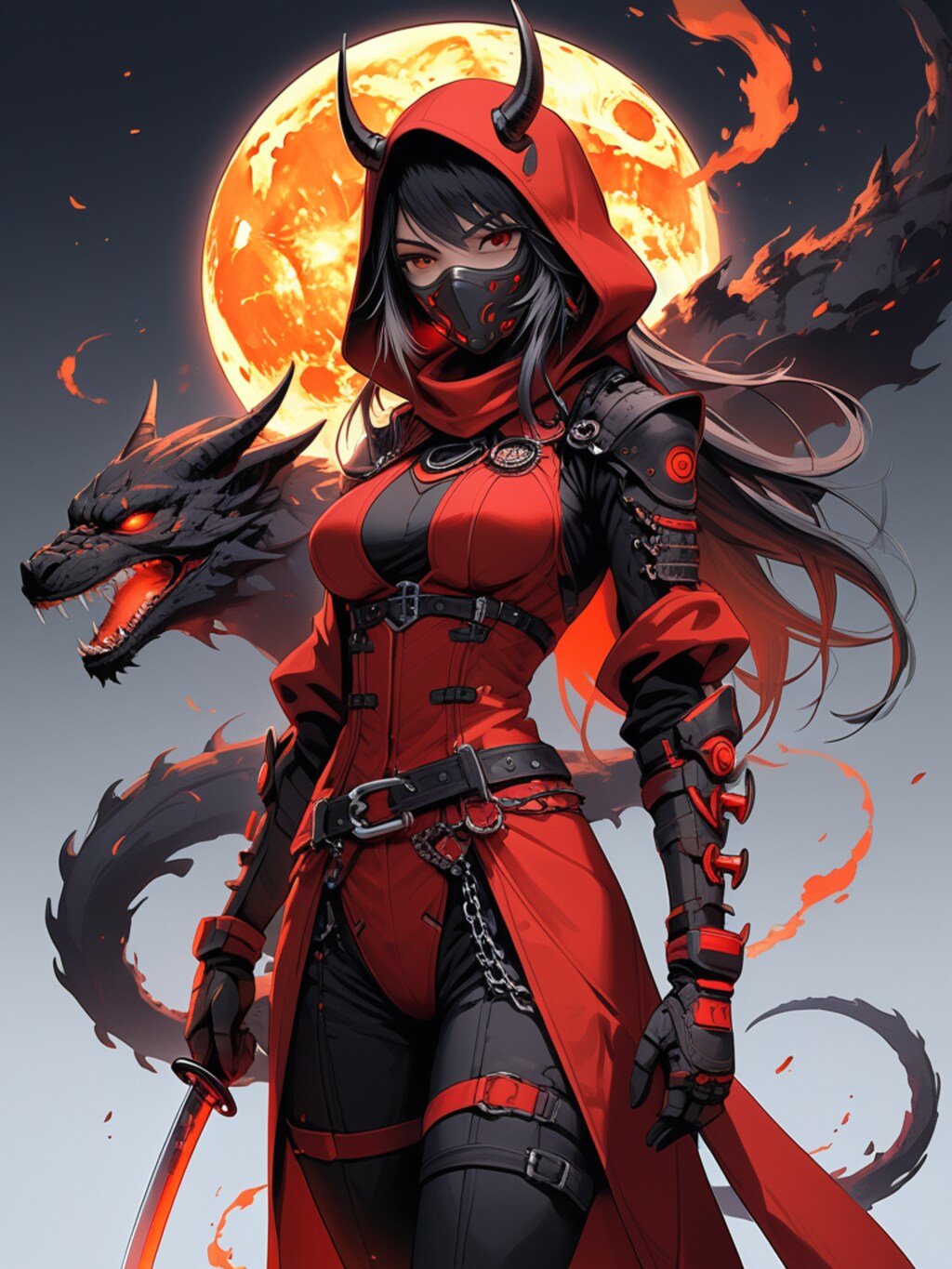 cyber ninja kunoichi