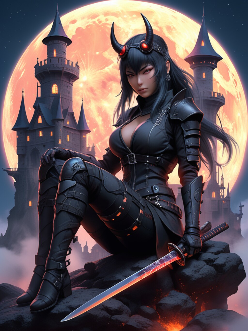 cyber ninja kunoichi