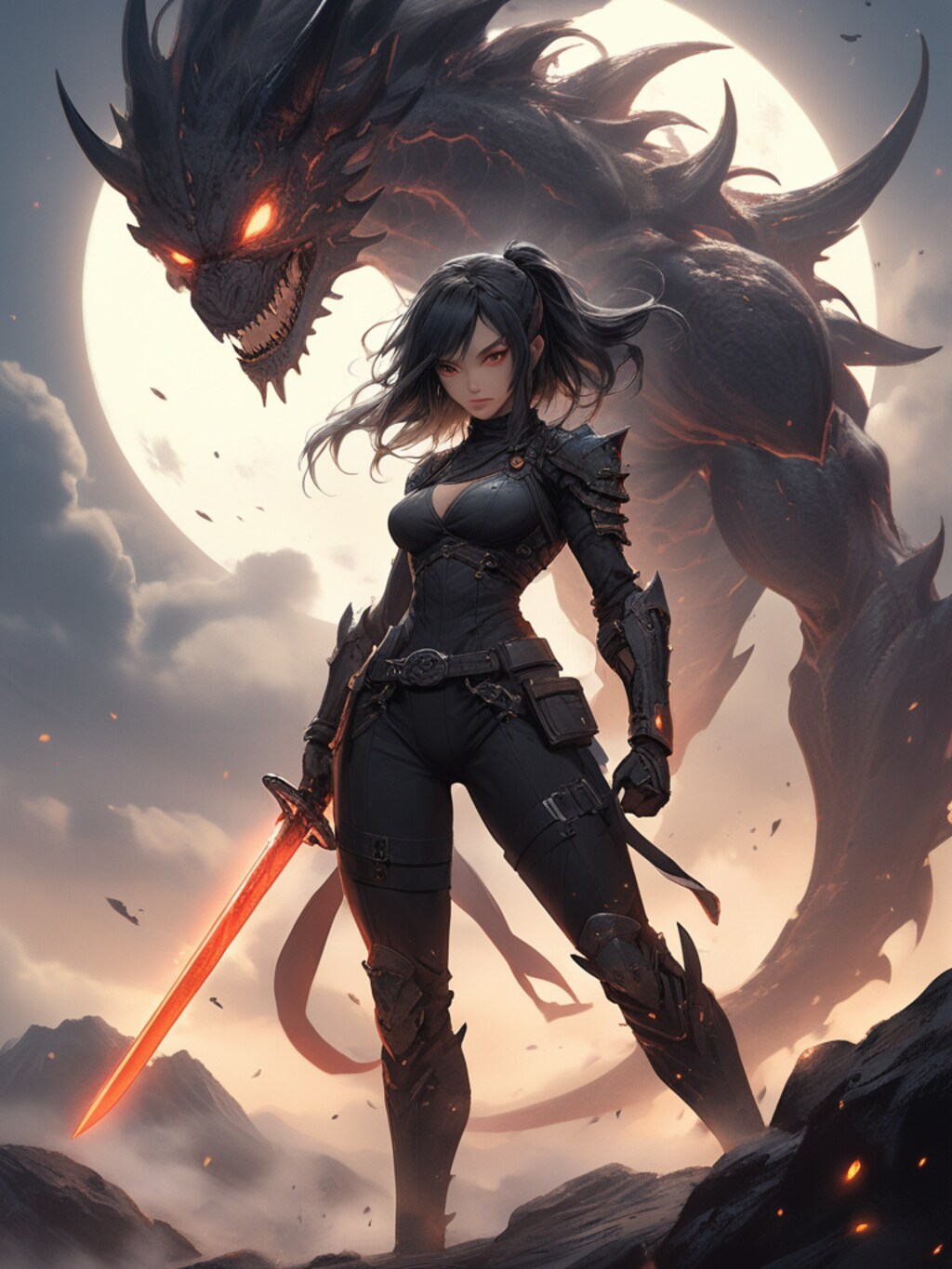 cyber ninja kunoichi