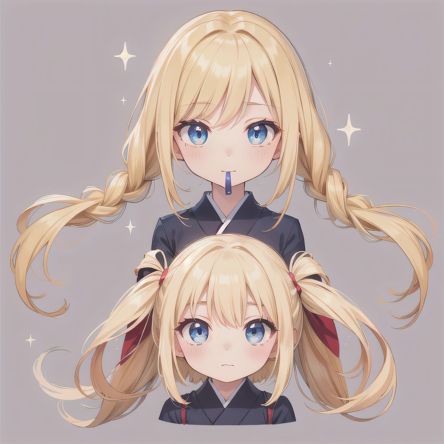 金髪ロングのミニキャラ８